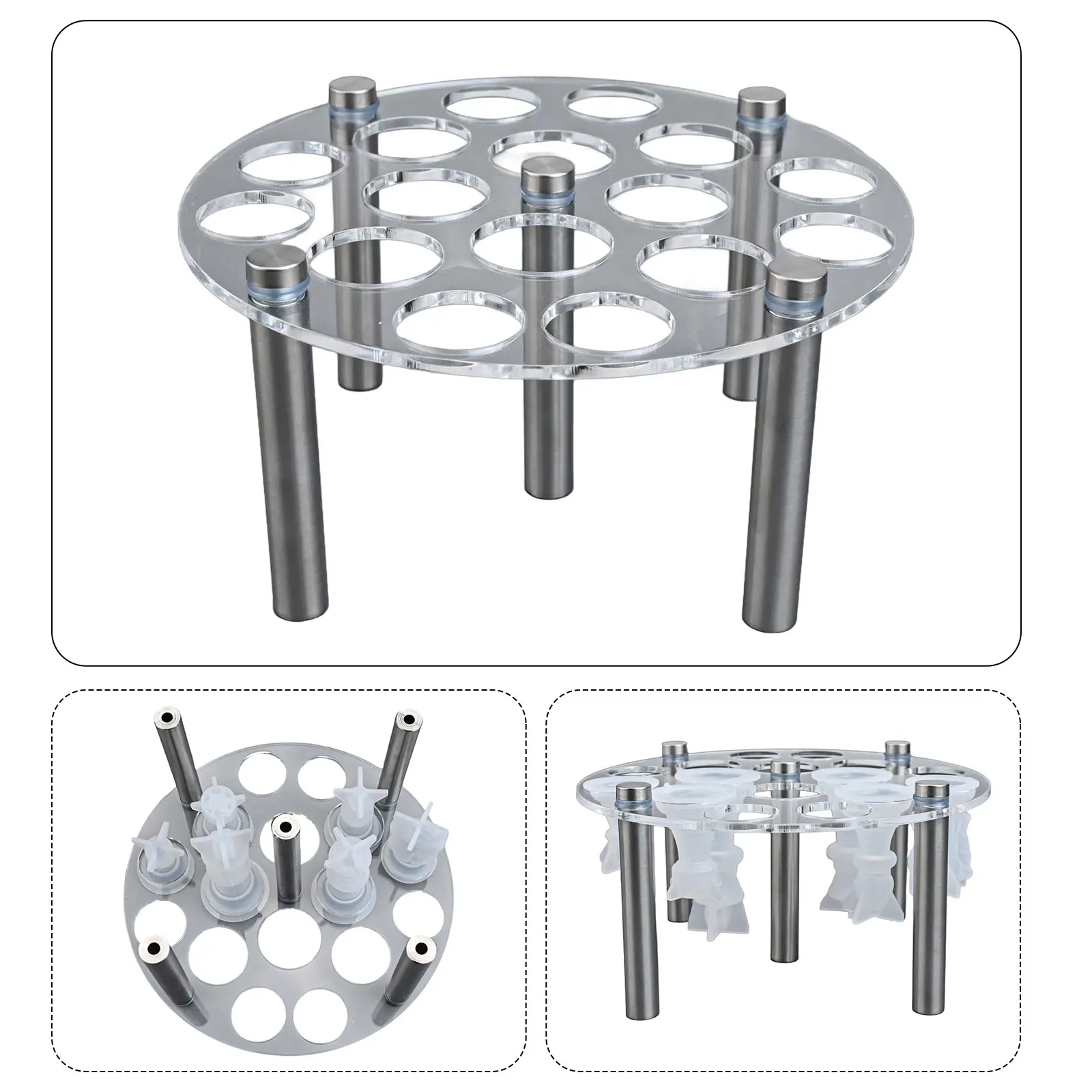 

Chess Piece Casting Molds Acrylic Molds Chess Casting Tools About 125g 160g Acrylic Holder Stable 5 Leg Design