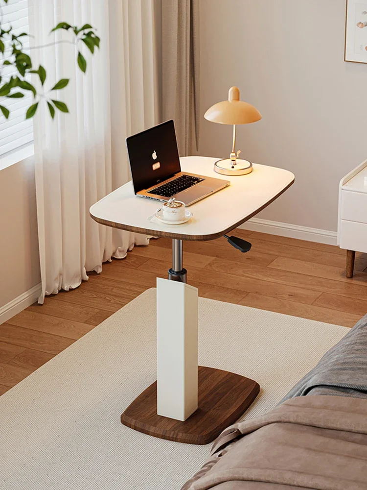

Home Furniture Elevating Side Tables Living Room Rotating Tea Tables Home Bedside Table Small Moving Computer Table Tea Table