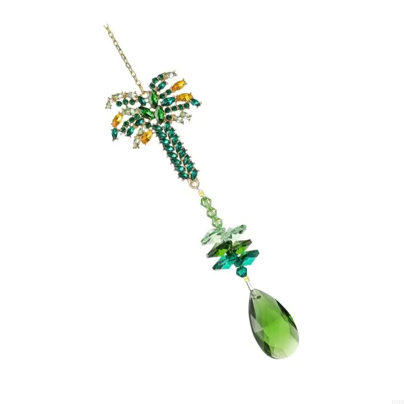H8WB Crystal Suncatchers for Window Hanging Crystals Prism Rainbows Maker for Wind