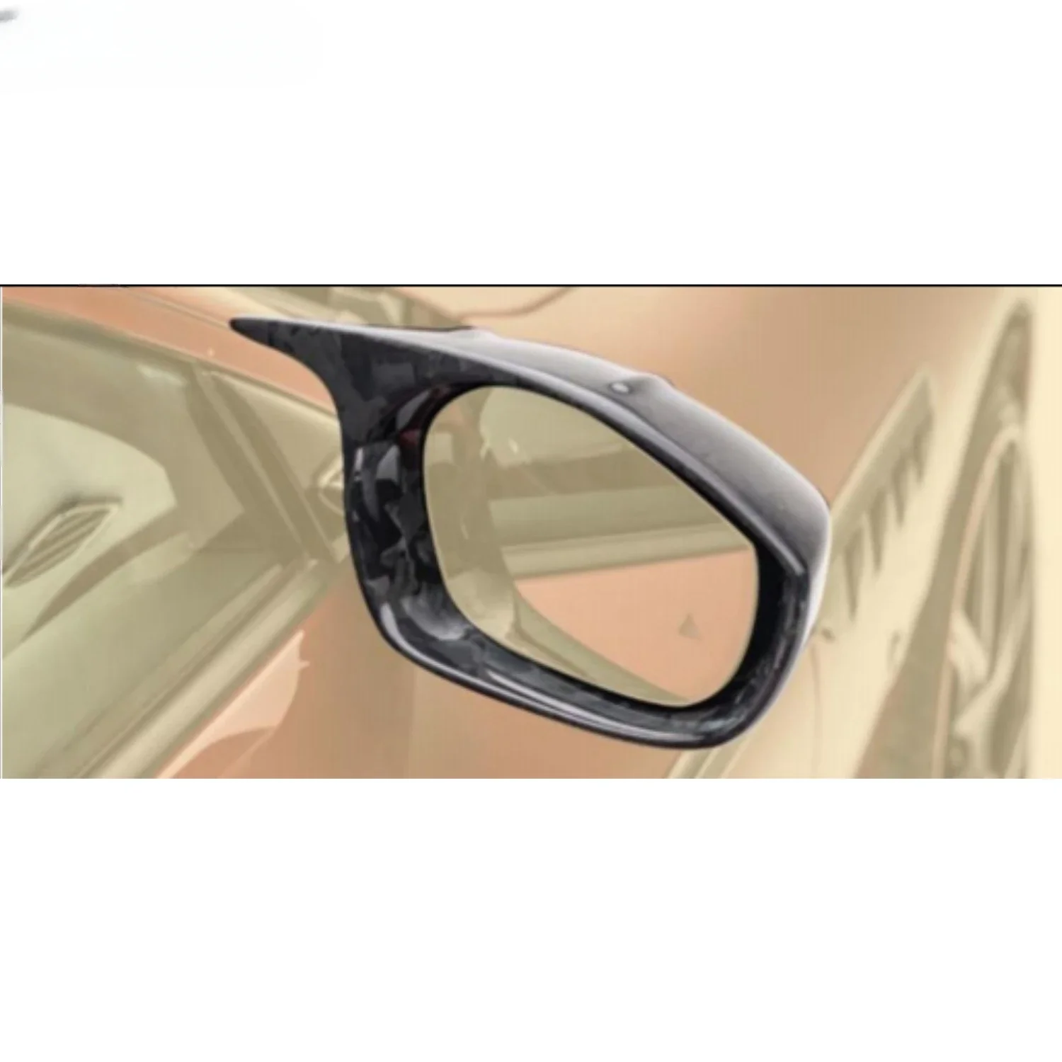 High Quality Car Outdoor Replacement Rearview Mirror Cover Suitable for  Roma Dry Carbon Fiber Rearview Mirror Cover