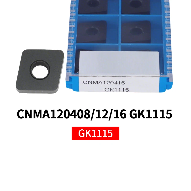 10 stks GESAC Originele Carbide Wisselplaten CNMA120408 CNMA120412 CNMA120416 GK1115 CNC Draaigereedschap Snijbladen Voor Gietijzer