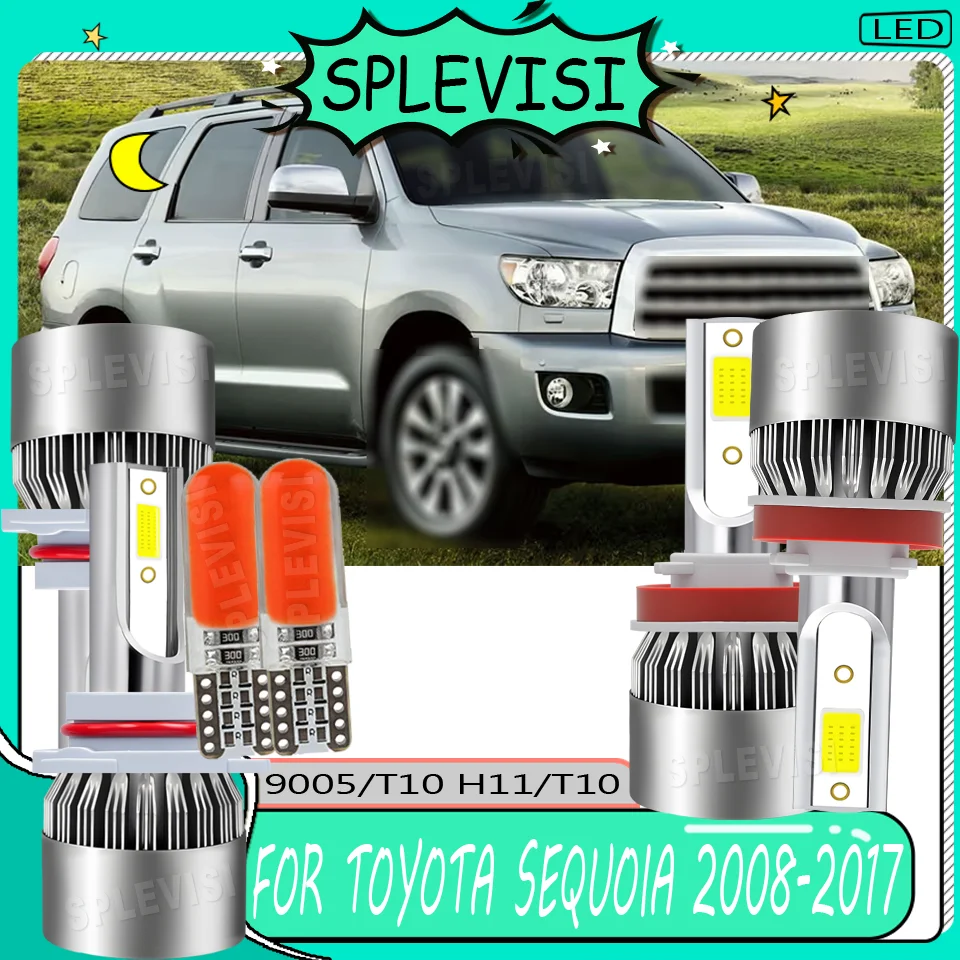 

Waterproof IP67 Easy Fit LED Bulbs Headlight CSP Chips For Toyota Sequoia 2008 2009 2010 2011 2012 2013 2014 2015 2016 2017