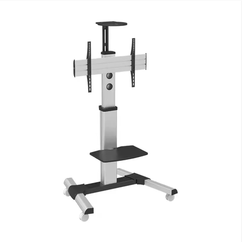 Can lift freely rotate and adjust the angle aluminum alloy material is suitable for 32-65 inch LCD TV bracket