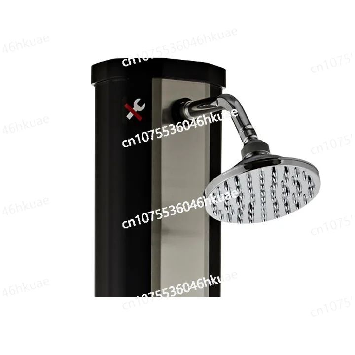 

40л Роскошный открытый садовый бассейн, душевая колонна из нержавеющей стали, аксессуары круглой формы, солнечная душевая колонна для бассейна