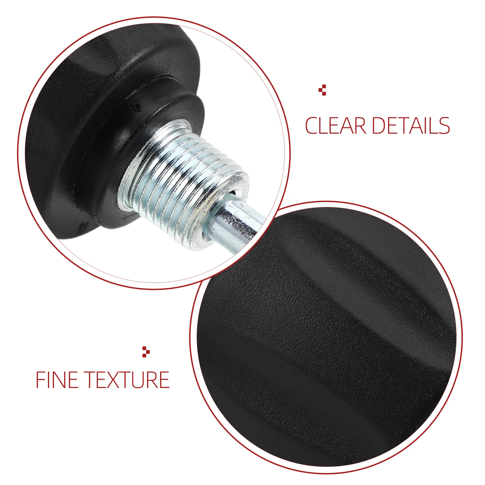 تعديل سحب دبوس المقبض M16x1.5 البلاستيك أجهزة لياقة بدنية جزء قفل السحابة آمن صالح لممارسة الدراجة استبدال المقبض #5