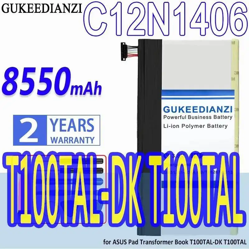 

Аккумулятор для планшета 8550 мАч для Asus Transformer Book T100TAL-DK T100TAL Надежная замена Быстрая зарядка C12N1406