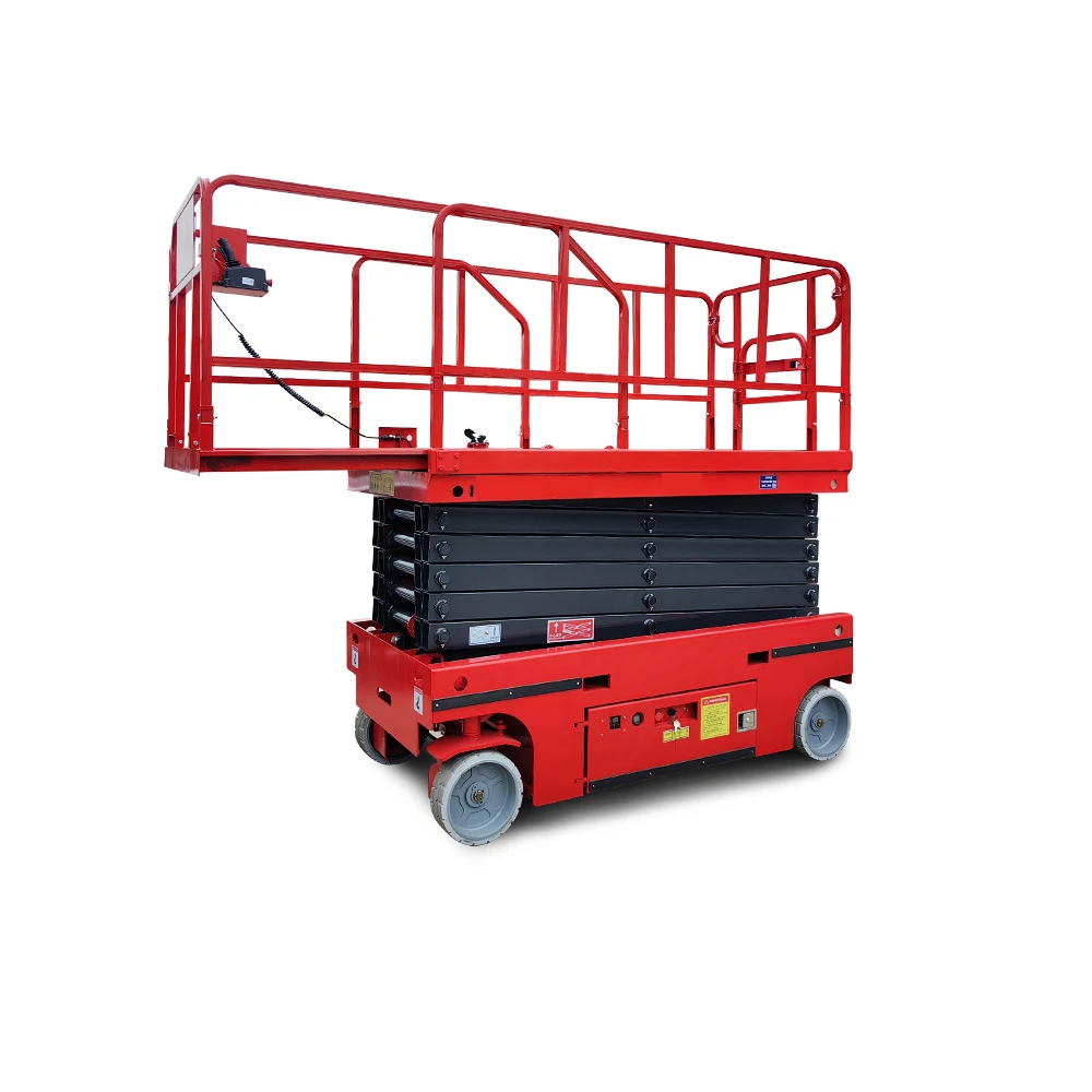 Electric-Powered Mobile Aluminum Alloy Construction Lift Platform 15M Maximum Working Height 1000KG Capacity Customizable