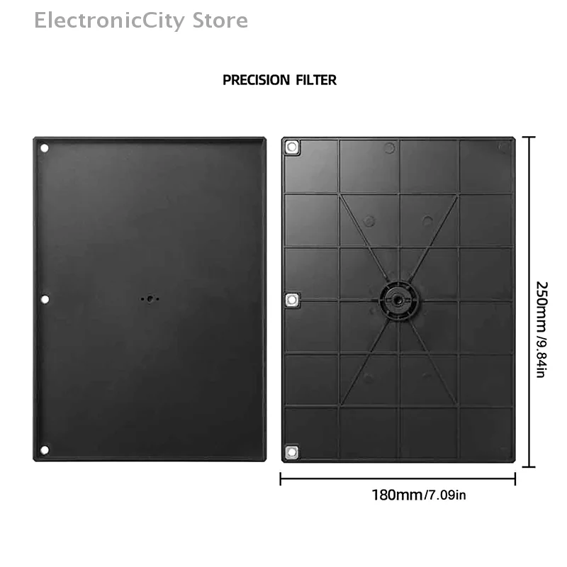 1Pc 1/4in Screw Adapter 25x18CM Projectors Tray Tripod Stand Sound Card Projectors Tray Platform Holder Black Plastic