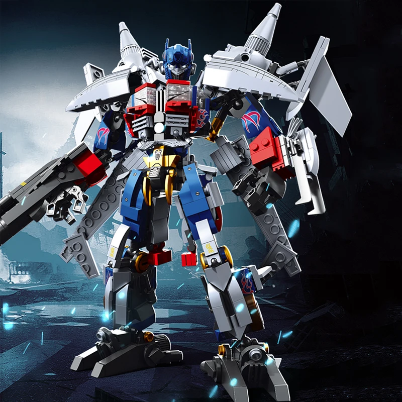 Sci-Fi Movie Autobots Building Block Set Robot Transforming Mecha Model Kit Kids Adult Collector Toy DIY Gift For Boys And Girls