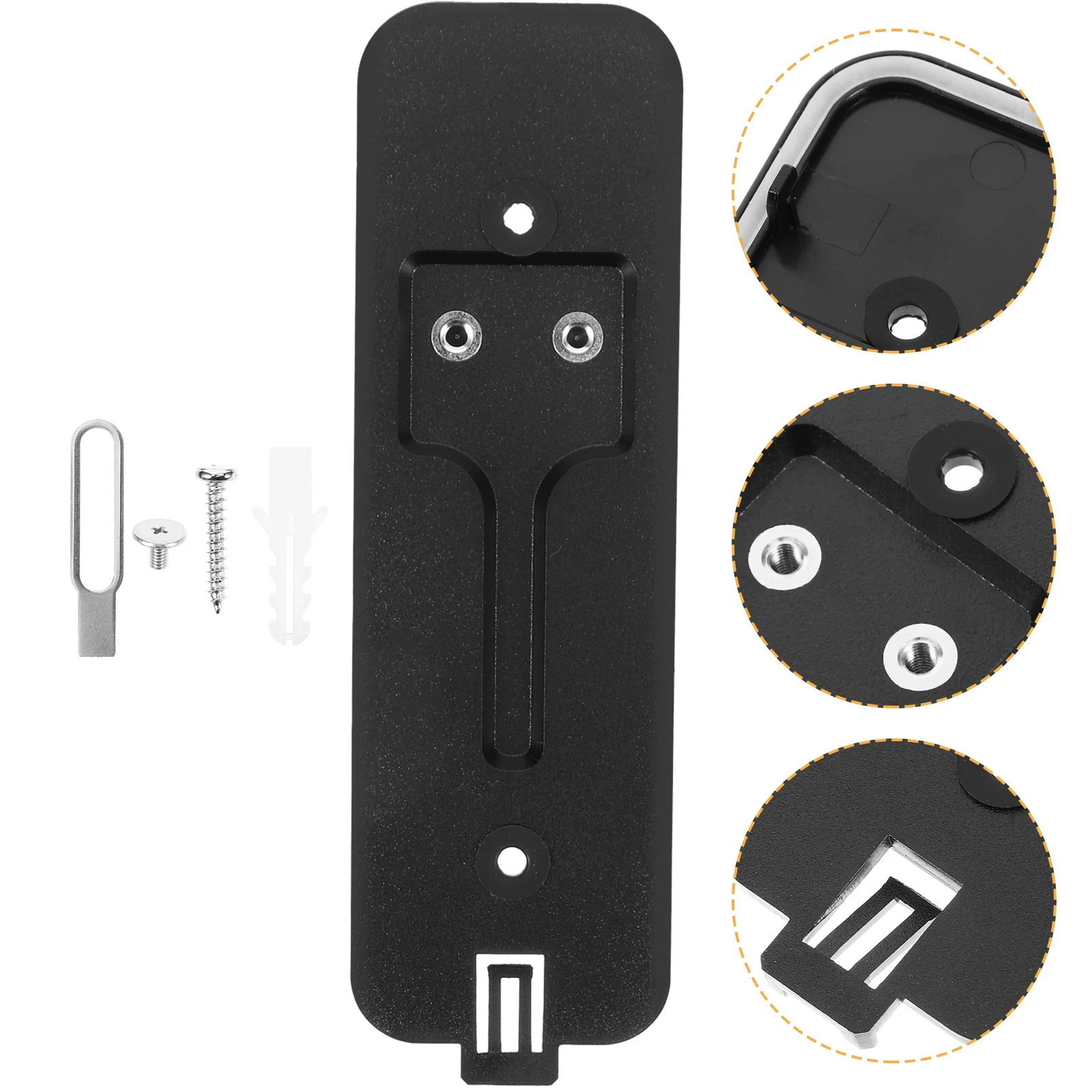 

Sturdy Doorbell Back Plate Replacement Mount for -Compatible Doorbell Outdoor Indoor Use High-Durability Plastic Wall