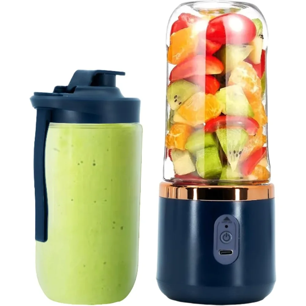 

300mlPersonal Blender PortableMini Blender USB RechargeableSingle Serve Blender for Milkshakes and Smoothies Suitable for Travel