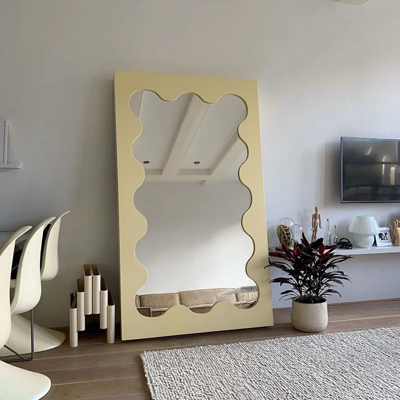 Ins Internet beroemdheid dameskledingwinkel spiegel golf full body foto vloerspiegel wandspiegel slaapkamer meisje volledige lengte