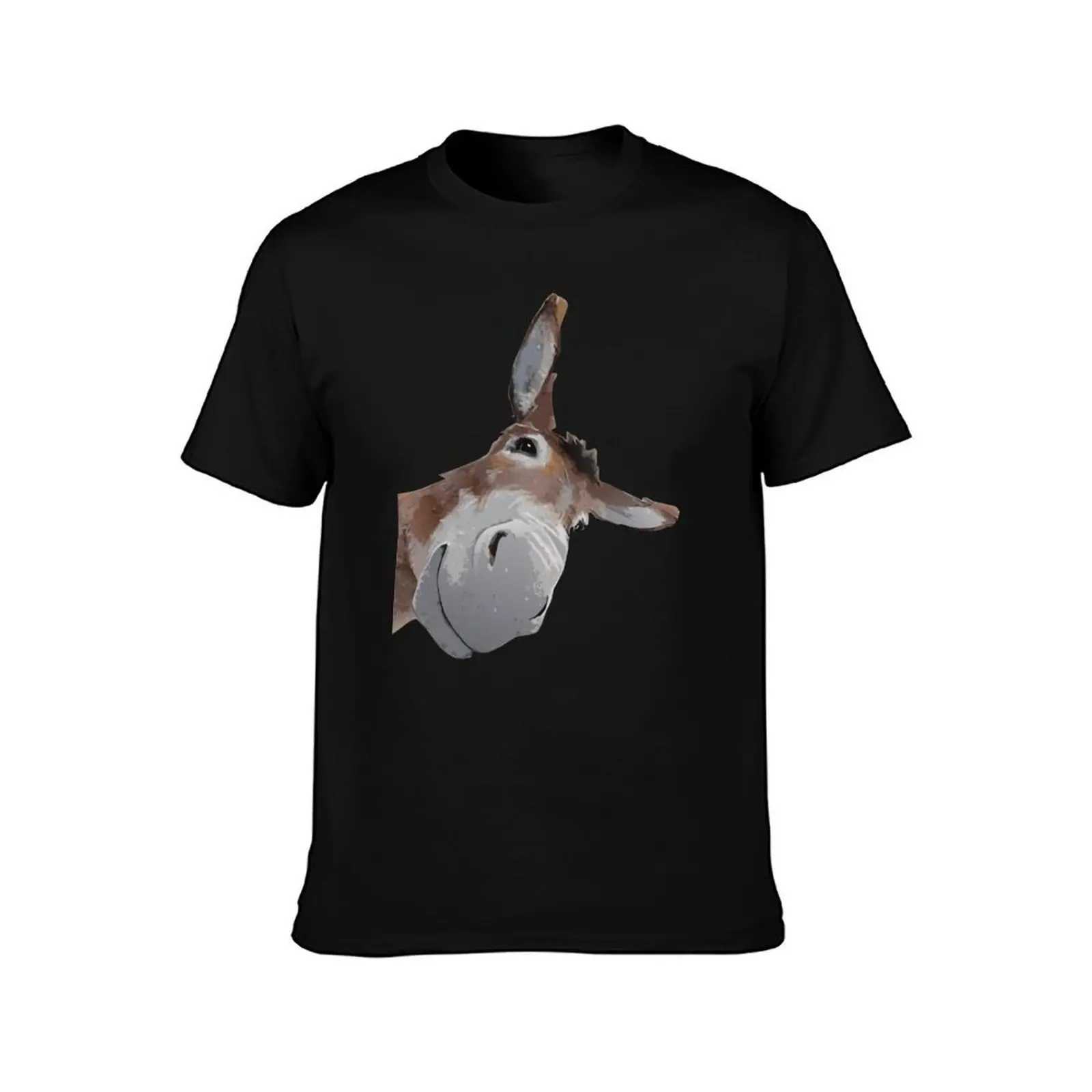Peach-Bruh Funny Donkey Art Donkey Head - Smile - Eagerlys T T-Shirt Urban Style Print T-Shirt