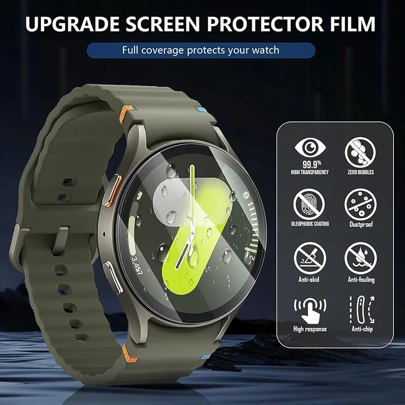 Tempered Glass Screen Protectors for Samsung Galaxy Watch 7 40mm 44mm 47mm Smartwatch HD Clear Protective Film for Galaxy Watch7