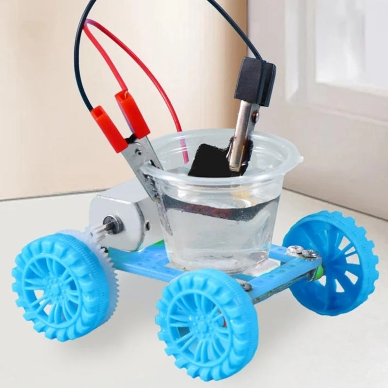 Saltwater Power Generation Vehicle Model Hands on Assembly Toy for Kid Teen 7 ＋