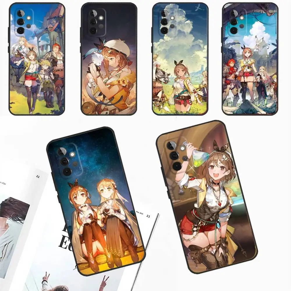

Game A-Atelier Ryza Phone Case For Samsung Galaxy A13,A21s,A22,A31,A32,A52,A53,A71,A80,A91 Soft Black Phone Cover