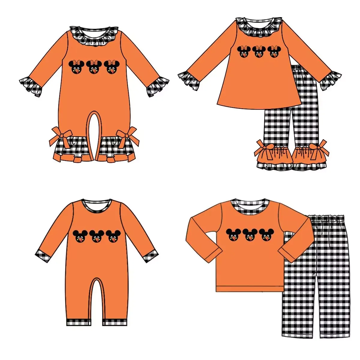 

Thanksgiving Costumes Toddler Boys Outfits Baby Girls Clothes Turkey Pattern Long Sleeve Pants Sets Jumpsuits Boutique Kids Sets