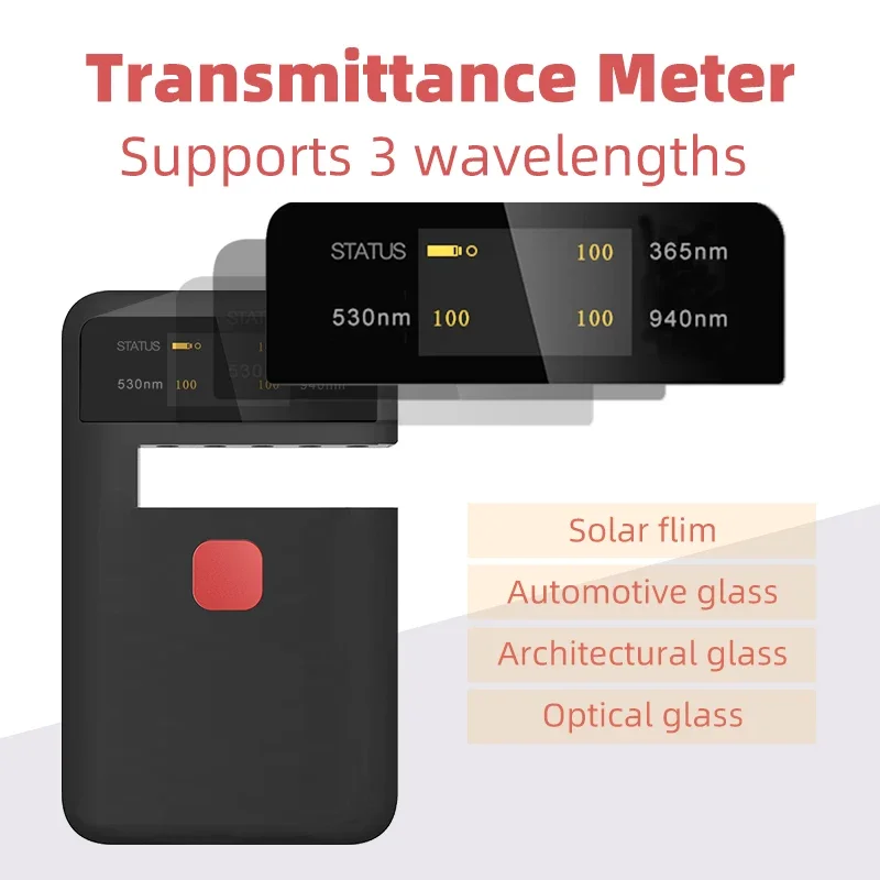 

CT-23 Portable Transmittance Tester UV VL IR For Solar Film Agricultural Window Glass Transmission Meter Test Accuracy±2%