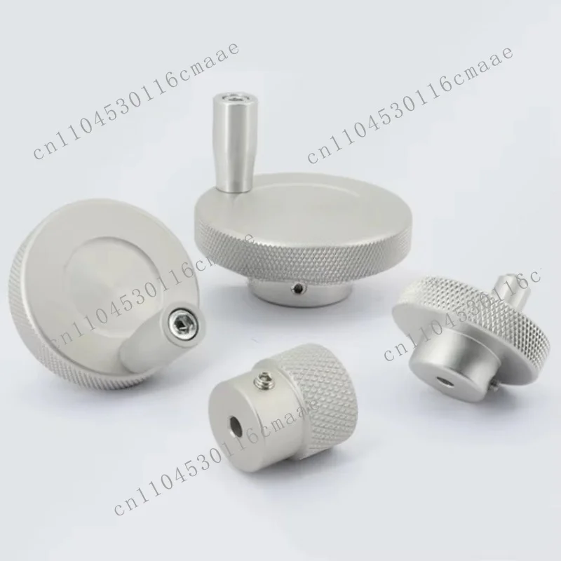 50Mm Aluminum Alloy Mini Hand Wheel Manipulator Hand Wheel Machine Tool Handle Valve Slide Screw Lathe Mechanical Parts