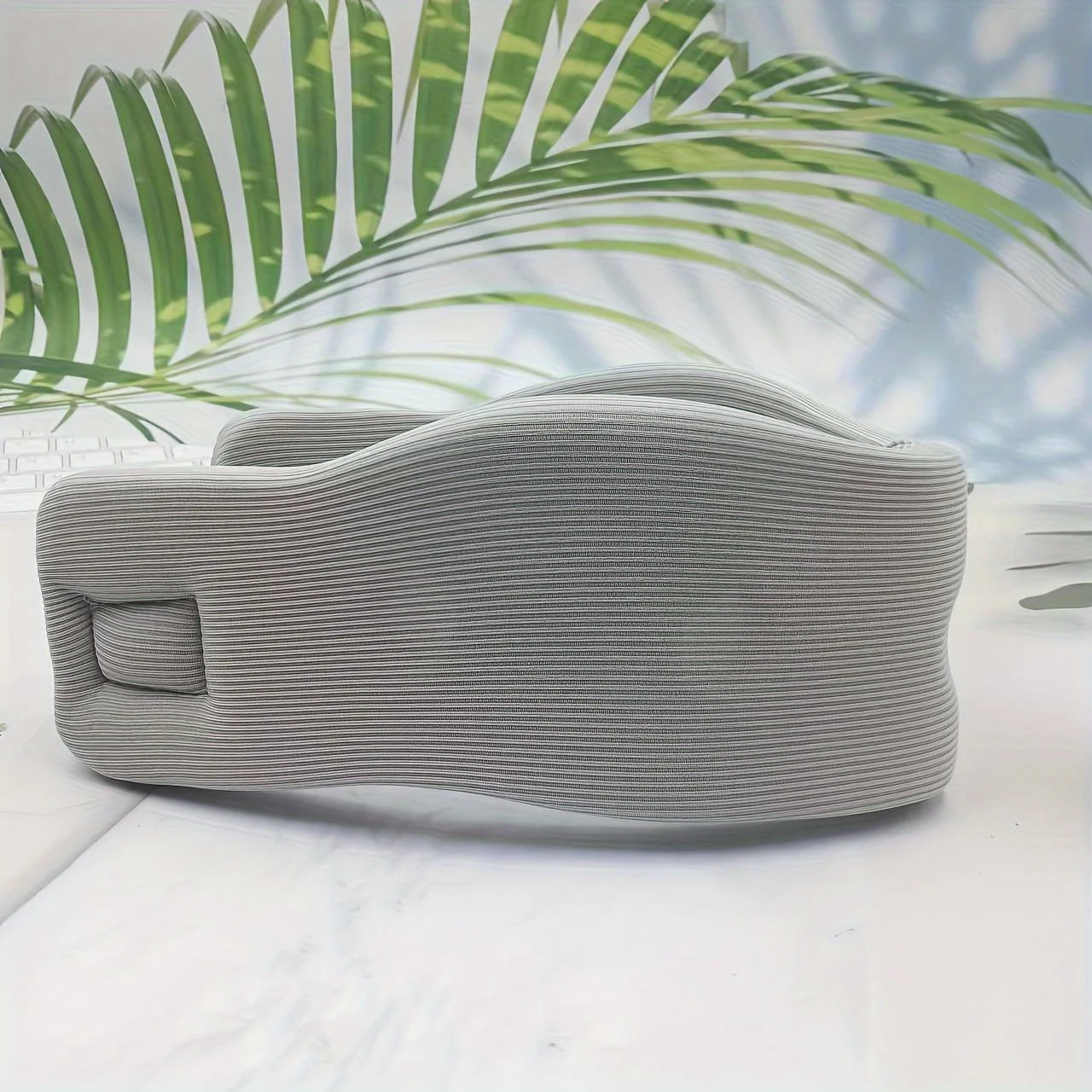 دعامة الرقبة، مثبت العمود الفقري العنقي المريح لمنع وضعية الرأس والرقبة الأمامية، طوق عنق الرحم لتلفزيون الساعات والاستخدام المكتبي #6