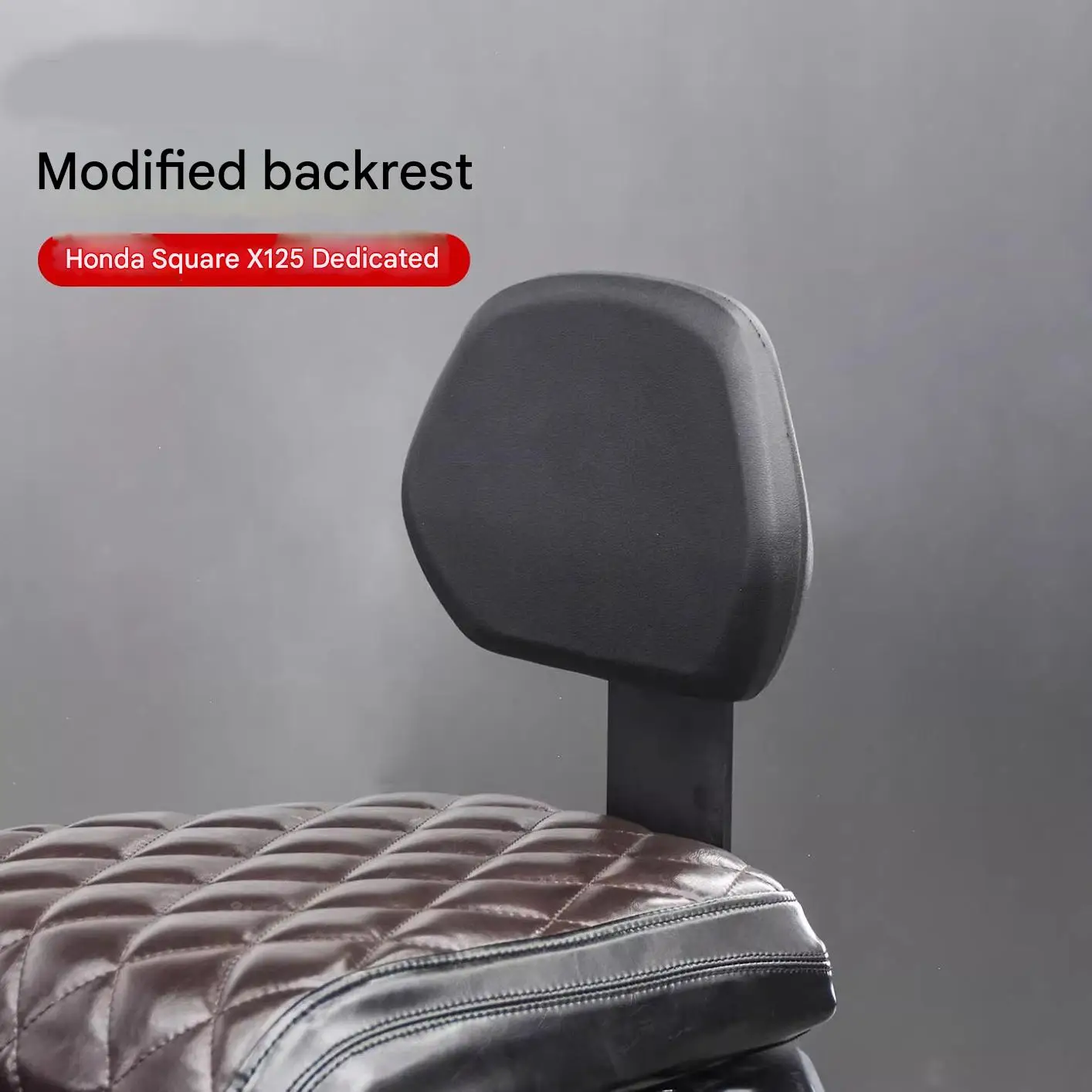 For the accessory of the rear support cushion for the back seat of the SquareX125 specially modified model