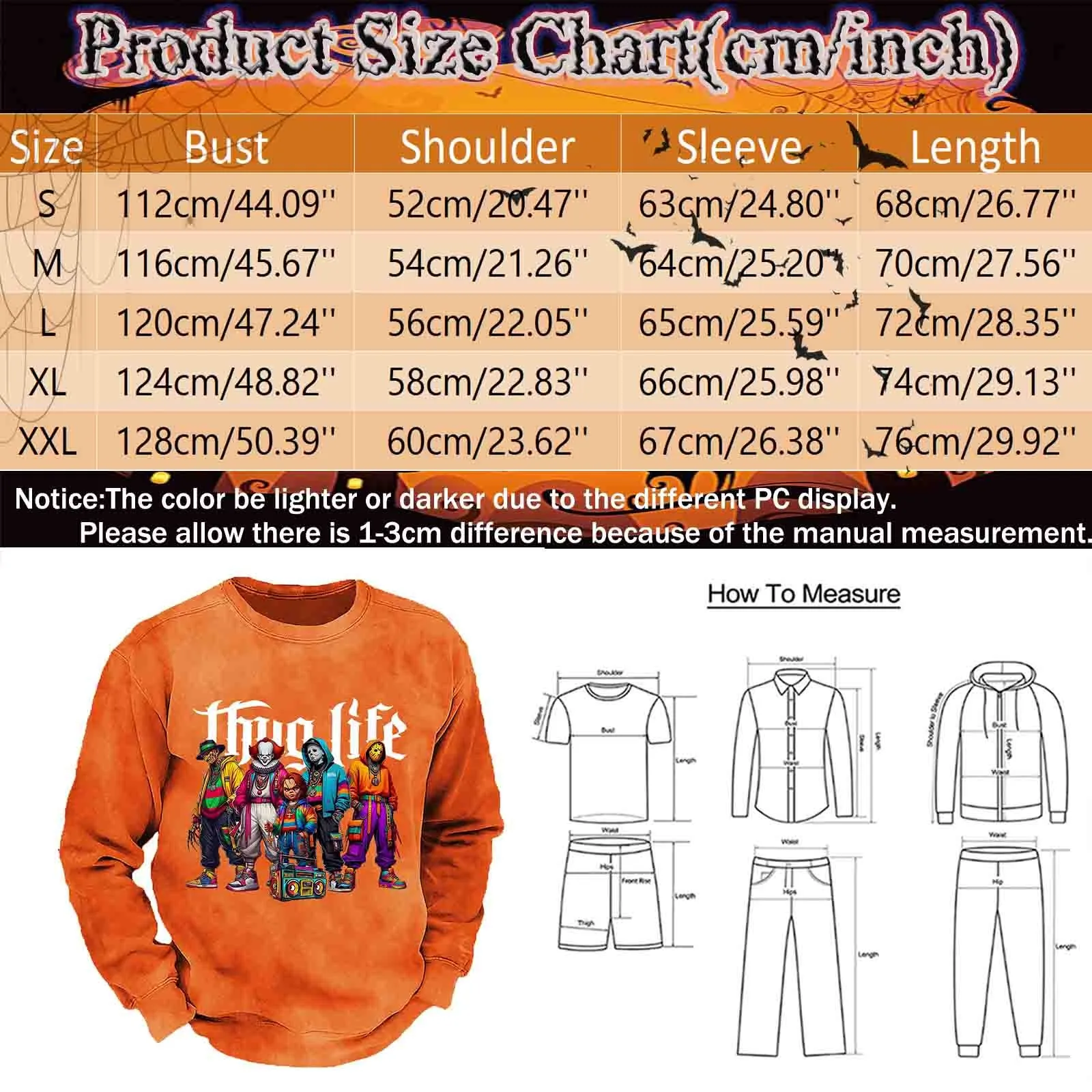 ใหม่ในเสื้อฮู้ด & เสื้อสเวตเชิ้ตอันธพาล Life hocus pocus tracksuit กราฟิกผู้ชายโอเวอร์ไซส์ Y2k jumpsers ฮาโลวีนแนววินเทจอเมริกันวินเทจ