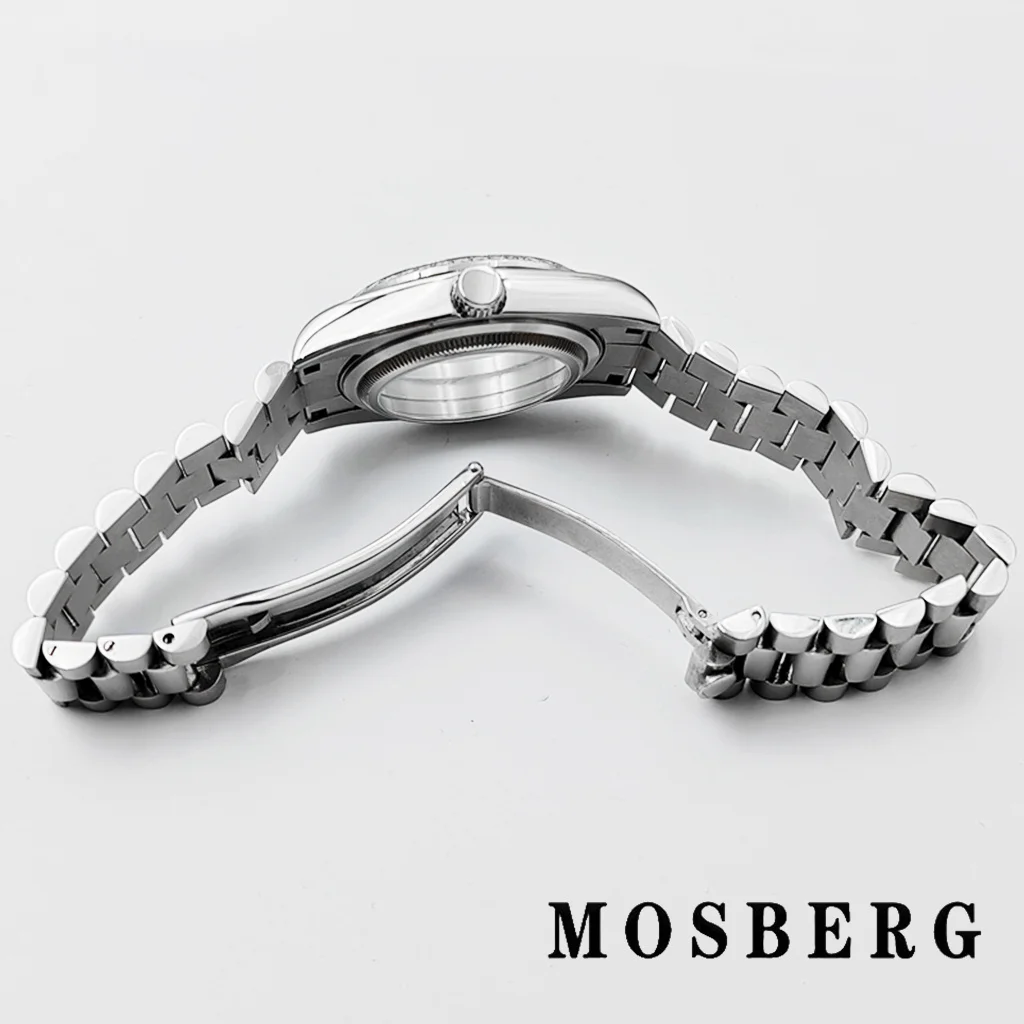 حافظة ساعة ياقوت زجاجية ، حركة أوتوماتيكية ، 36 ، 39 ، NH35 ، NH36 ، ETA من ، PT5000 ، ST2130 ، ETA2836 ، Miyota ، 8821a