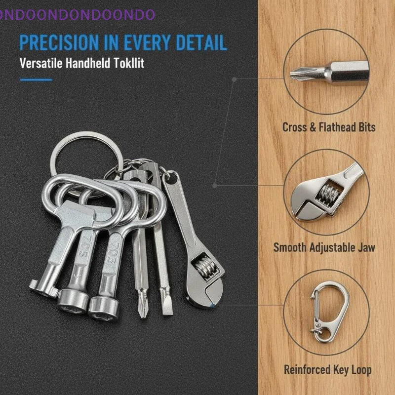 1/6Pcs Multiple Screwdriver Bits Pullover Screwdrivers Wrench Kits Keychain Home Repair Tools For Various Solutions