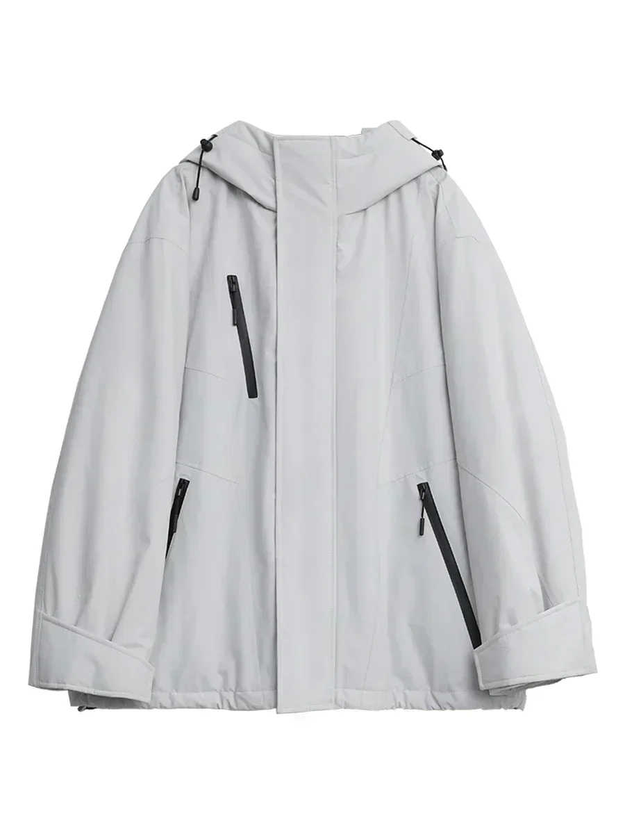 CHIC VEN-Chaqueta de plumón para mujer, abrigo deportivo holgado con cuello levantado y plumón de pato blanco 90, ropa femenina, novedad de invierno 2024