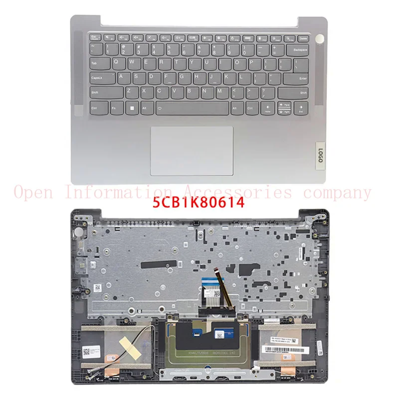 New for Lenovo IdeaPad slim 3 14iru8/14ian8/14abh8/14amn8/14irh8/14iah8 2023; laptop accessories LCD back cover/bottom with logo