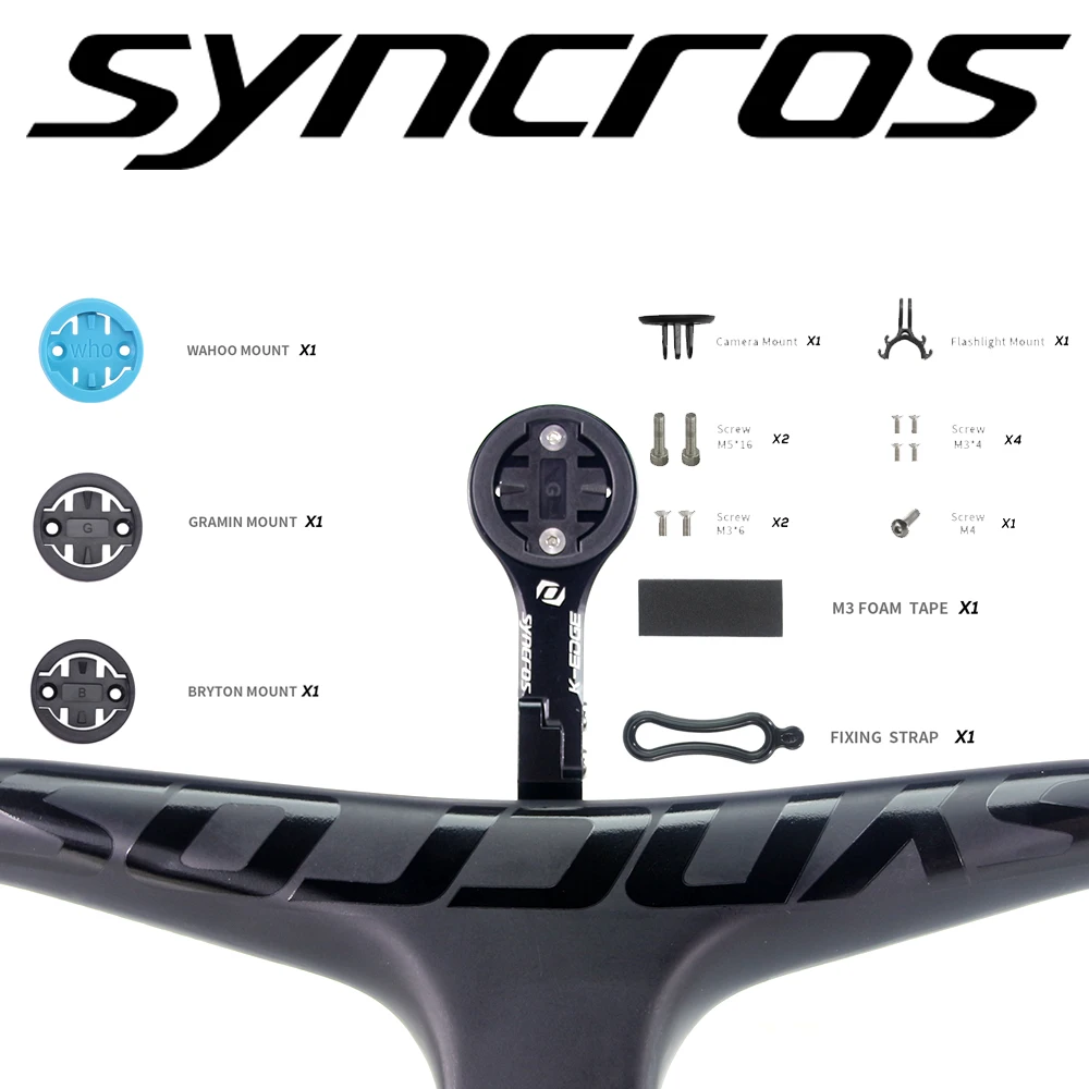 SYNCROS Alloy Universal Bike Computer Mount Code Table Rack, Suitable for Road and Mountain Bikes Part, Wahoo, Garmin, Bryton