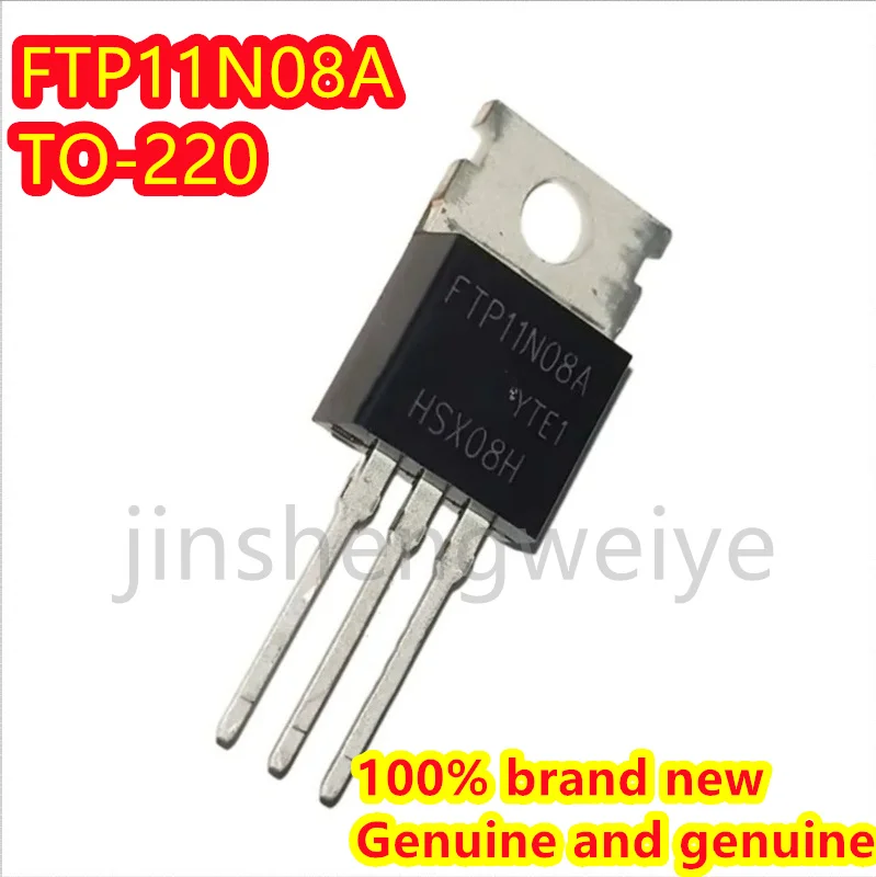 

(10/50 pcs) FTP11N08A FTP11N08 100% brand new original 100A 75V TO-220 N channel MOSFET spot electronic