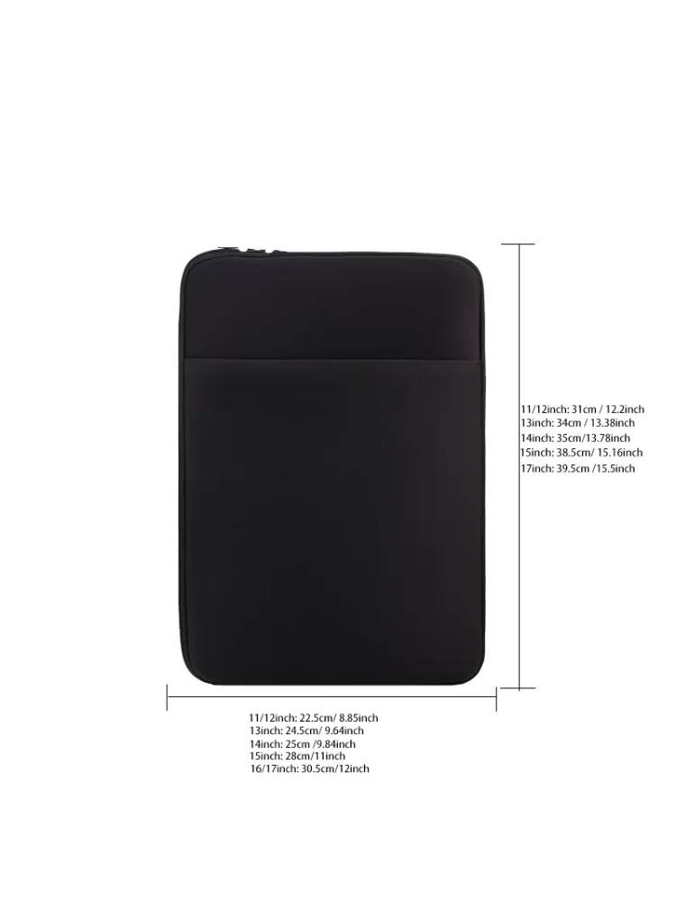 Laptop Inner Bag 11/13/14/15/16/17 Inch Computer Bag Protective Cover, Front Pocket Can Hold Power, Multifunctional Laptop Bag