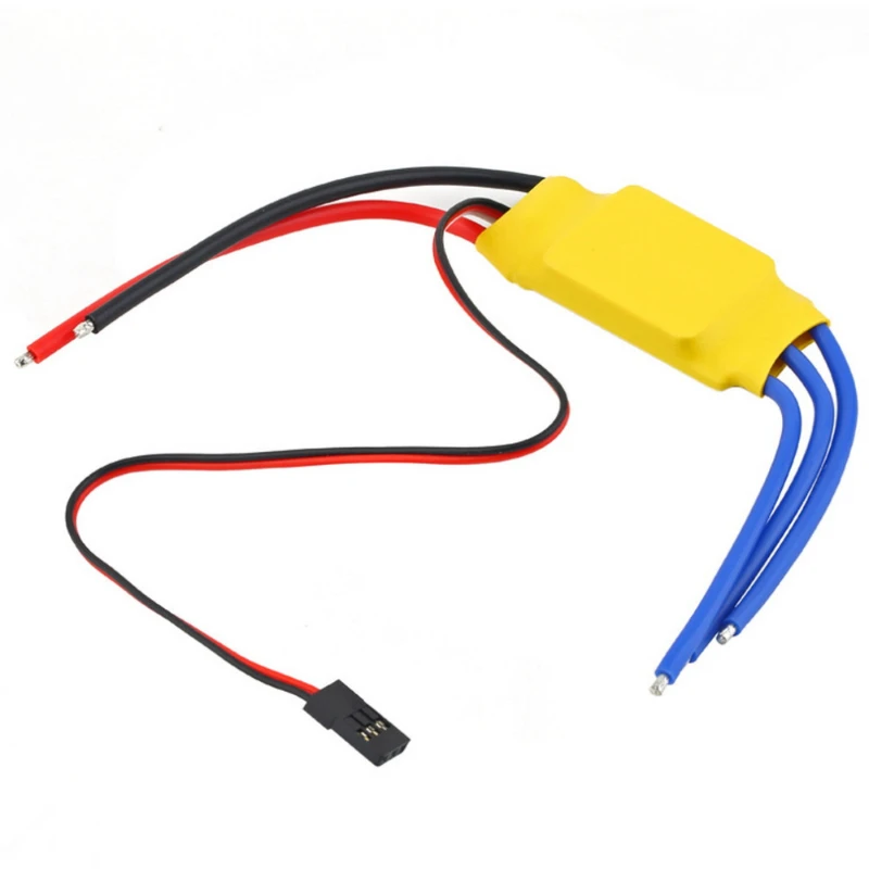 New Sida XXD 30A 40A brushless ESC, electronic governor, compatible with good win program, soldered plug