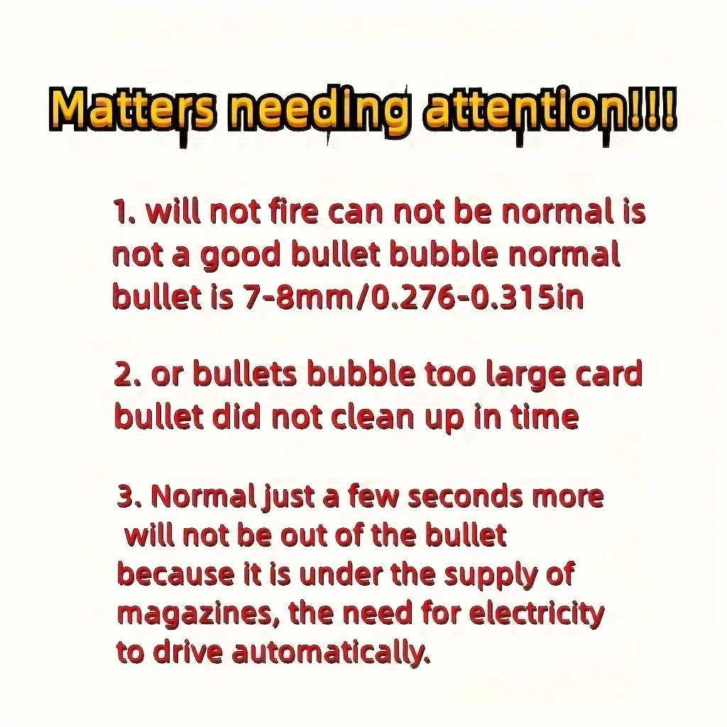 Blaster Gun,Electric Ball Blaster Pistol, High Orbeez Gun Performance Cool Toy Gun, Rechargeable Splatter Ball Toys for Outdoor