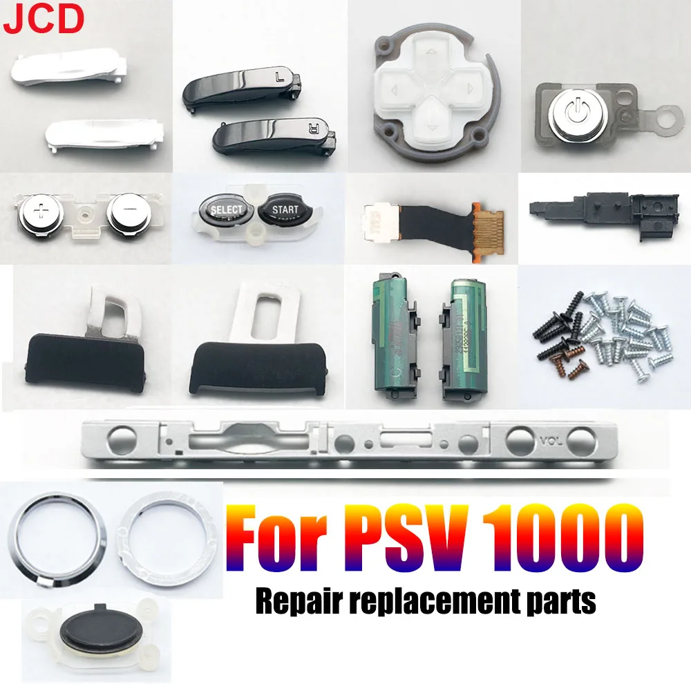 Voor Ps Vita Psv 1000 Lr L R Linker Rechter Toets Trigger Knop Voor Psv 1000 Decoratieve Bar Spel Kaart Stekker Geheugenkaart Accessorie