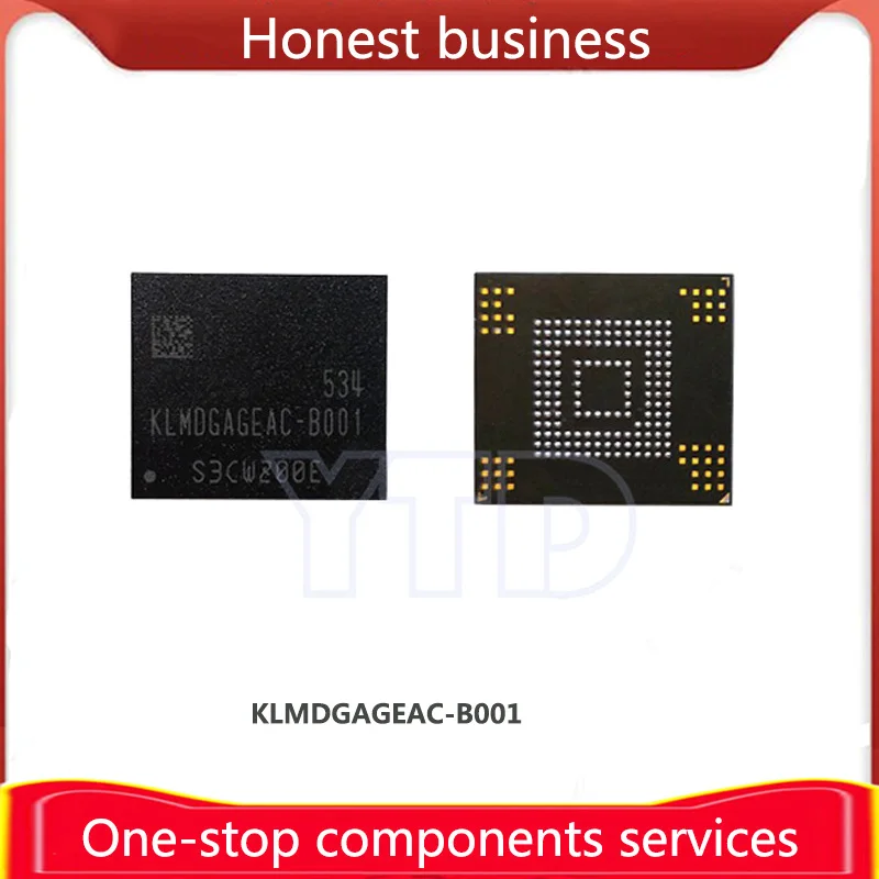 

KLMDGAGEAC-B001 100% рабочий 100% качество EMMC 128G BGA153 чип мобильного телефона жесткий диск памяти компьютерное хранилище KLMDGAGEAC 128 ГБ