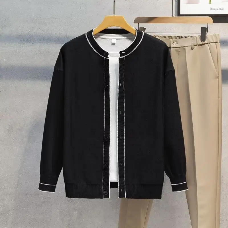 

Вязаные мужские свитера на молнии, мужской свитер, мужской кардиган, осень-зима, мужской свитер, пальто, популярная корейская одежда, мужские толстовки, пальто