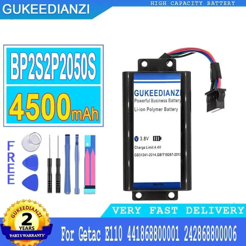 

BP2S2P2050S Stable 4500Mah Reliable Replacement For Getac E110 441868800001 242868800006 Laptop Battery