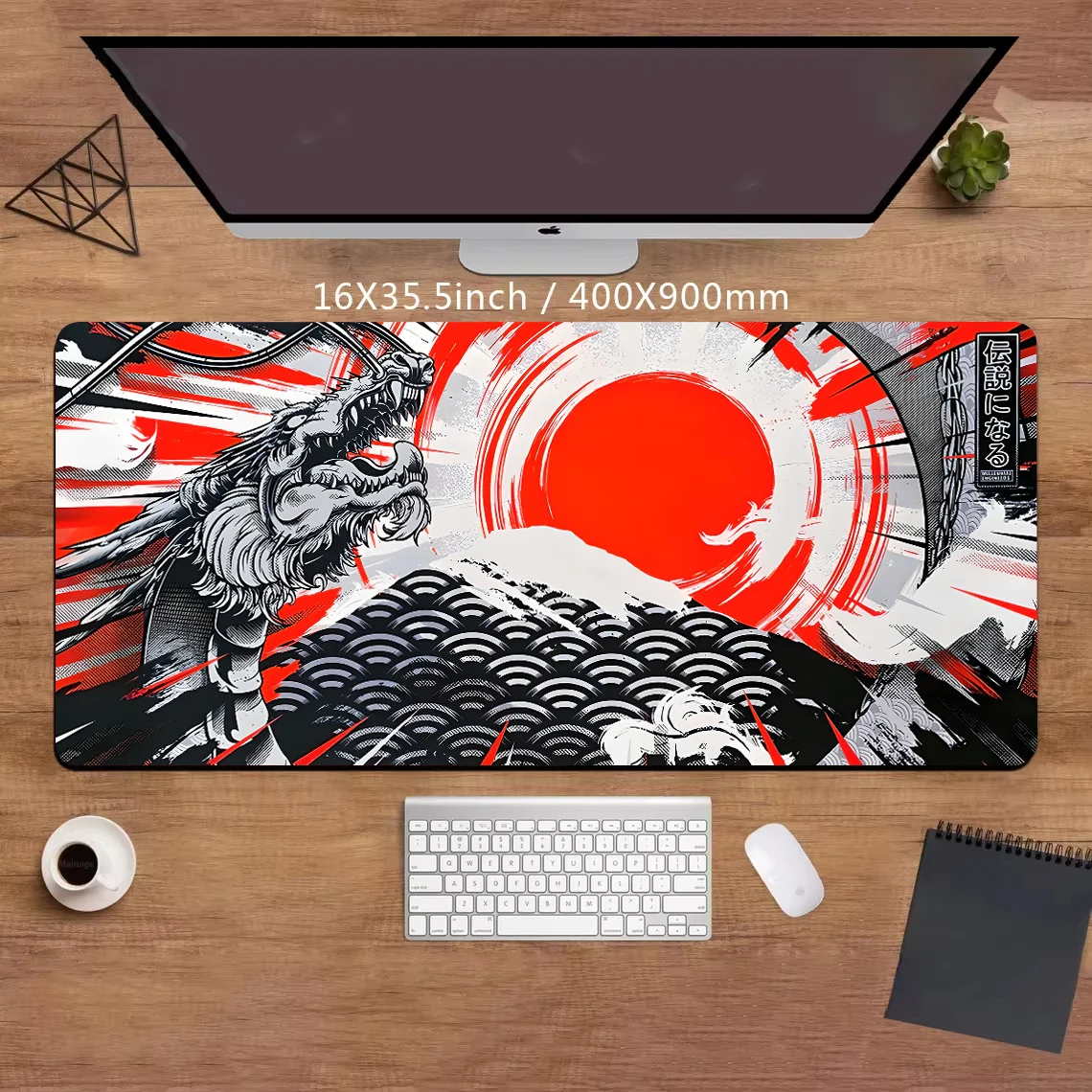 

Large Mouse Pad Monster Dragon Home Office Stitch Things Computer Tables mousepad Table for Pc Mouse Carpet Laptop Gamer desk