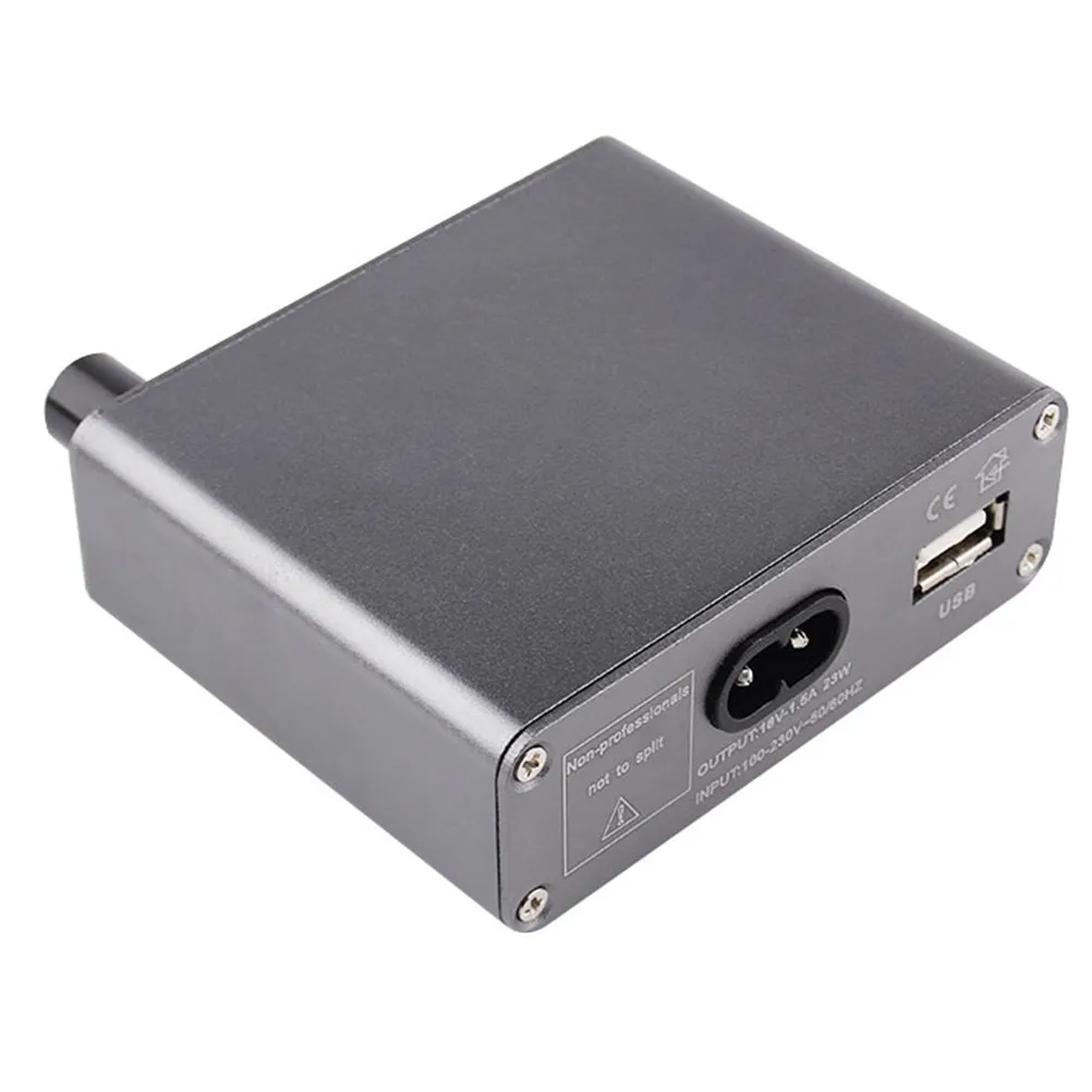 

Портативный и прочный USB LCD-дисплей для тату-машинки (линер/шейдер) с евровилкой, черный