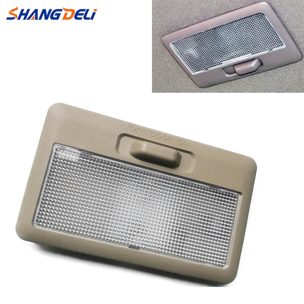 Beige Car Interior Roof Dome Light Ceiling Reading Lamp Fit for Suzuki Vitara Swift 2011 Car Accessories