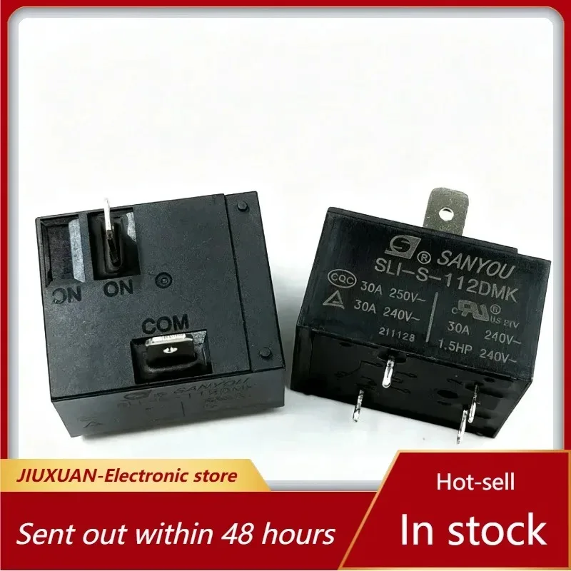 （Brand New Original）50pcs/lot 100% original genuine relay:SLI-S-112DMK SLI-S-112DM SANYOU Air conditioner relay 30A 12V 4pins