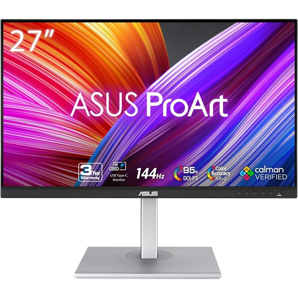 จอแสดงผล proart 27 ”1440P จอภาพมืออาชีพ (PA278CGV) - IPS, QHD (2560x1440), 144Hz, 95% DCI-P3