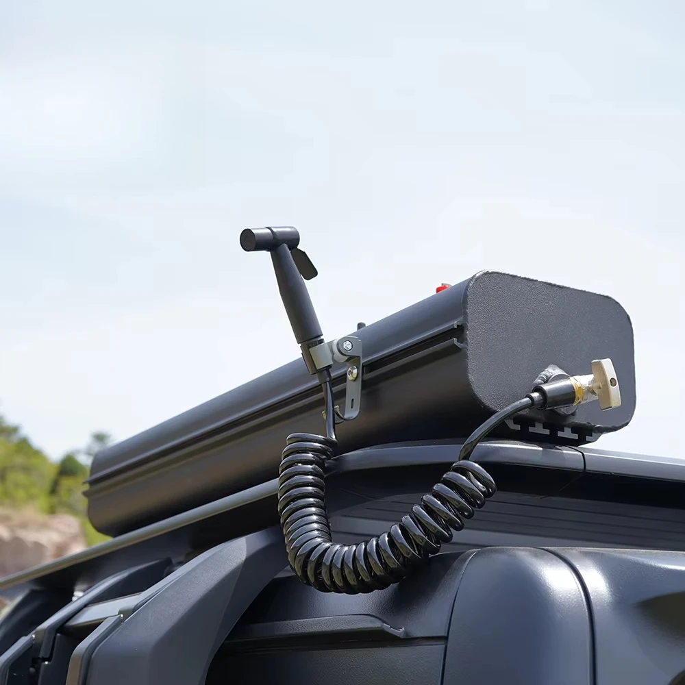 

High Quality 4x4 Outdoor Aluminum 20L-50L Car Roof Water Tank Road Camping Shower Pressure Water Storage Tank for Camping