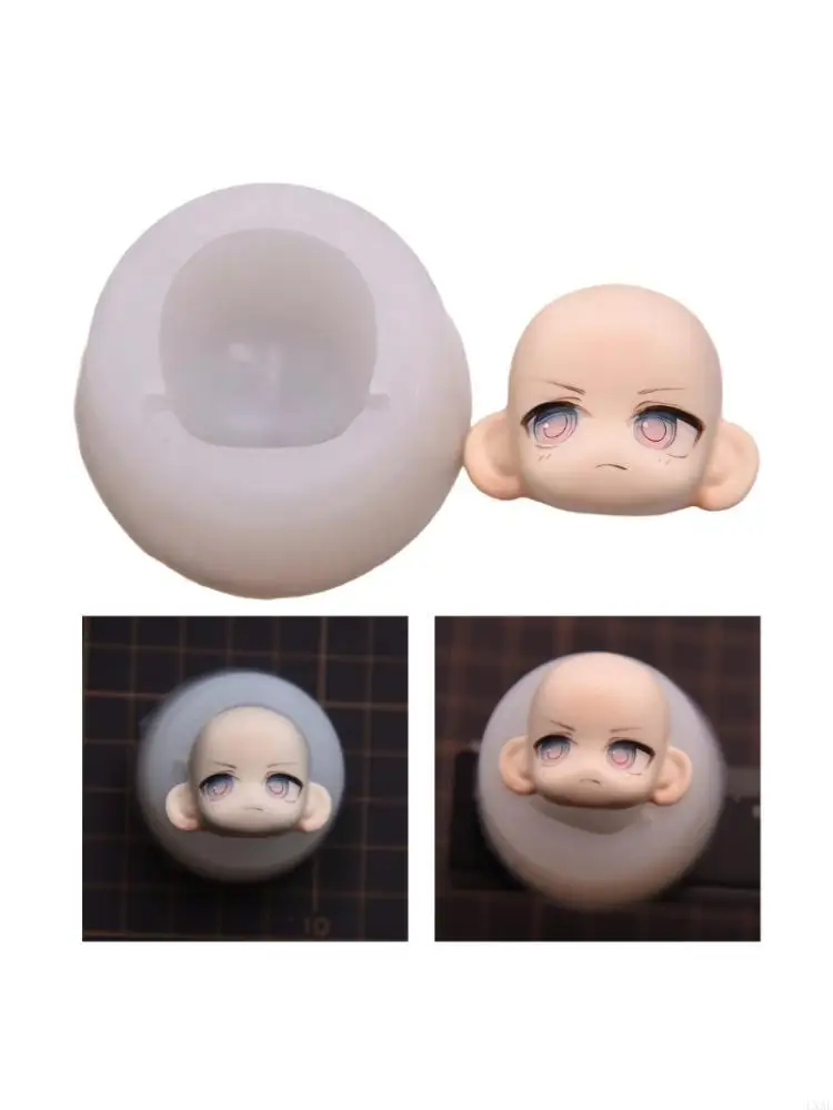  Transparent Silicone Face Mold with Clear View Ensuring Precise Alignment for Art Creation and Projects