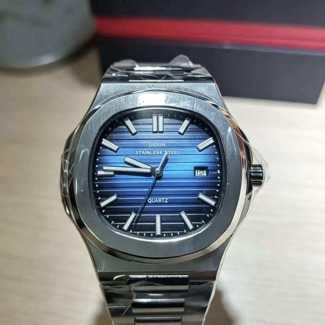 DIDUN Men's Luxury Japan Quartz Movement Watch Rose Gold Classic