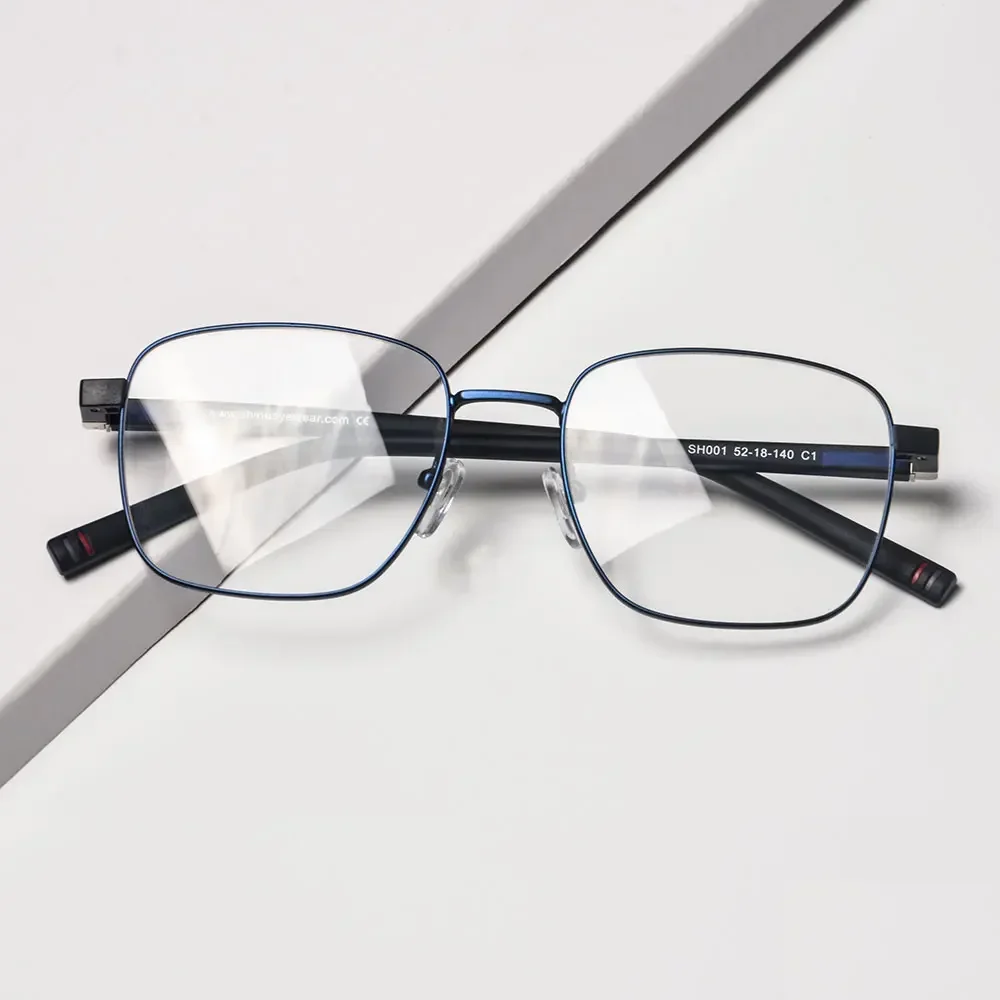 SHINU Blue Light Blocking Multifocus Progressive Reading Glasses Men Progressive Multifocal Lens Small Size 134mm