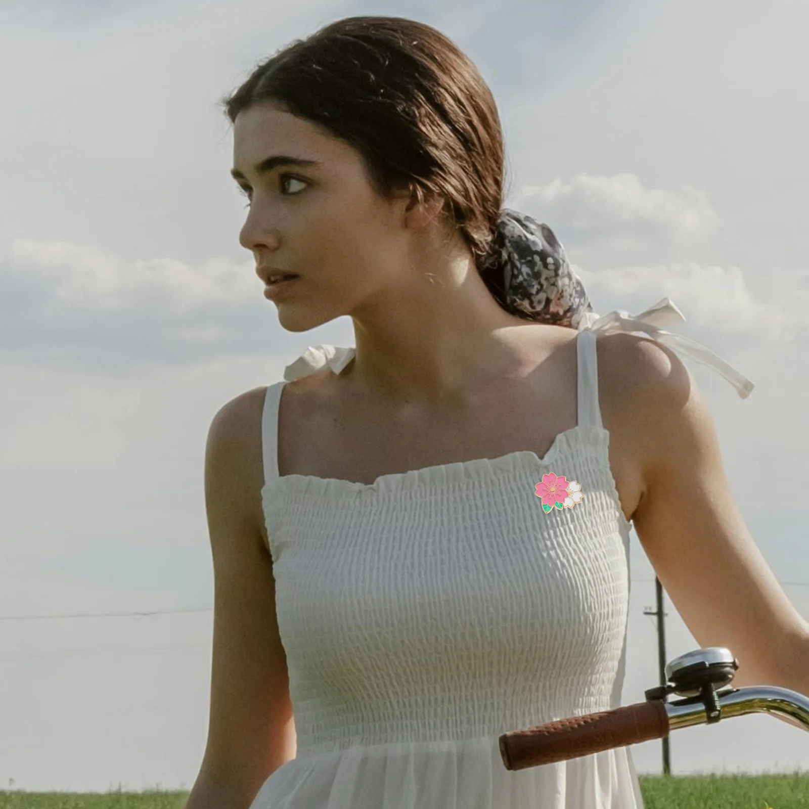 زهر الكرز المينا دبوس اليابانية زهرة التلبيب دبوس لطيف الكرتون بروش للنساء حقائب الظهر جاكيتات الطرف الديكور #5