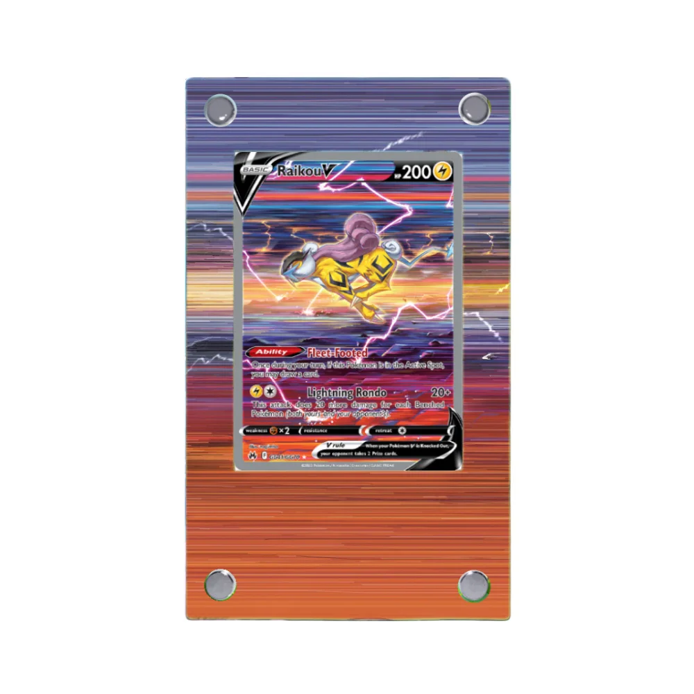 Umbreon Charizard Raikou Pokemon Acrylic Extended Painting Stuck Brick Anime Classics Game Collection Card Display Stand Gift
